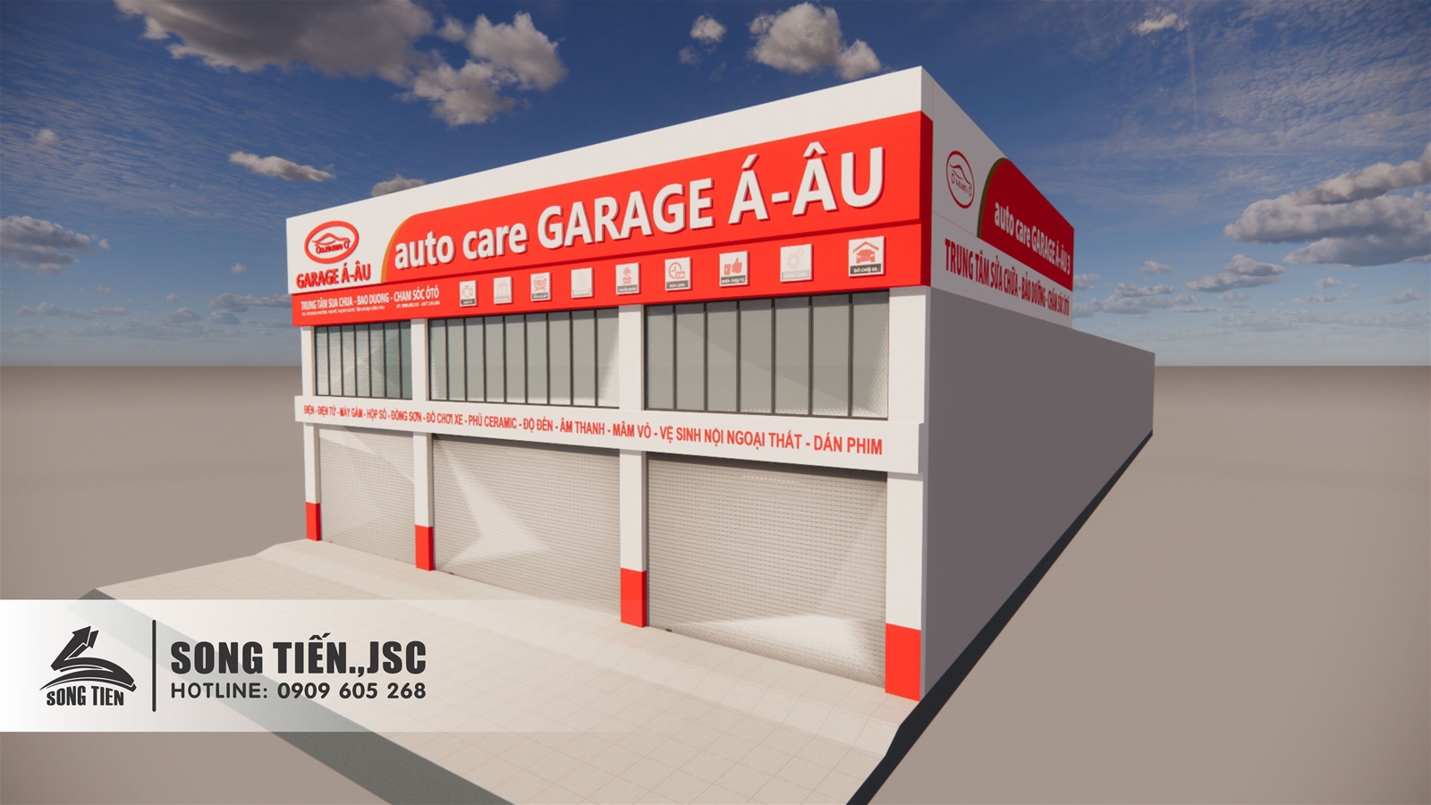 THIẾT KẾ - THI CÔNG TRỌN GÓI GARAGE Á-ÂU VŨNG TÀU